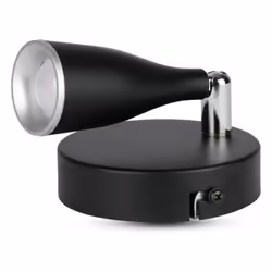 Applique LED 4,5W avec tête pivotante Couleur Noir 3000K IP20
