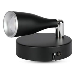 Applique led 4,5W avec tête pivotante Couleur Noir 3000K IP20
