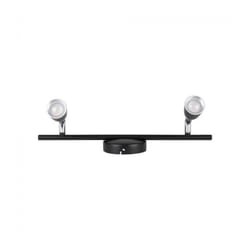 VT-810 9W applique murale led noir tête orientable 2 spots lumière blanche naturelle 4000K IP20 - sku 218269 - V-tac