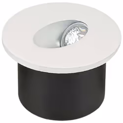Spot encastrable rond 3W blanc chaud 3000K Mod.211207. Flux lumineux 270lm - faisceau lumineux 120° Projecteur encastré qui p ...