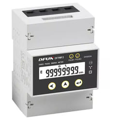 Compteur intelligent dfun Compteur triphasé à deux voies 3230V/400V RS485 pour un comptage précis et un contrà´le avancé de l'énergie