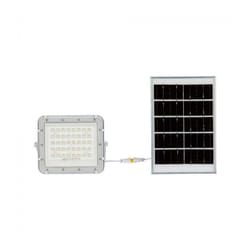 VT-80W-W 7842 Projecteur d'éclairage led, Panneau solaire 19 w blanc neutre blanc R065502 - V-tac