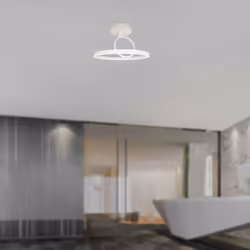 Rien n'est impossible avec notre plafonnier métallique à LED de 37 W, une solution d'éclairage puissante et élégante pour les ...