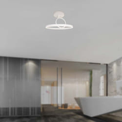 V-tac - Plafonnier design - IP20 - Corps blanc - 37W- 4000 Lumens - 4000K