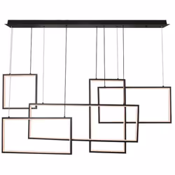 Lustre LED au design moderne pour chambre, salon, salon, bureau, hôtel, restaurant. Avec des lignes absolument originales ave ...