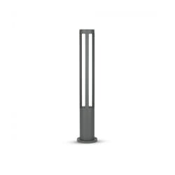 V-tac - VT-820 lampe de jardin led 10W piquet de fixation au sol 80cm gris clair blanc chaud 3000K IP65 - sku 218328