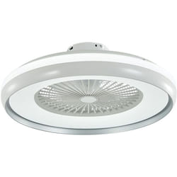 V-tac - Ventilateur de caisson - Moteur ac - Anneau blanc + gris - 45W- 3000 Lumens - 3 en 1