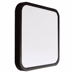 Plafonnier LED carré 18W avec télécommande et détecteur de mouvement à micro-ondes Noir Couleur 4000K IP44