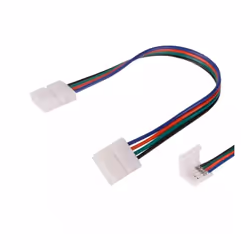 V-TAC Strip LED Connecteur flexible pour bande LED SMD5050 RGB 4 broches