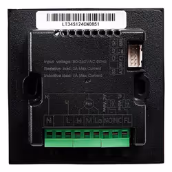 Shelly LinkedGo smartes HVAC- thermostat Noir - Vue supplémentaire 3