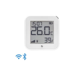 Shelly - h&t Gen 3 Matte White Capteur thermométrique/hygrométrique sans fil Bluetooth, Wi-Fi
