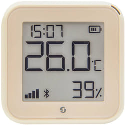 Shelly - h&t Gen 3 Mocha Capteur thermométrique/hygrométrique sans fil Bluetooth, Wi-Fi