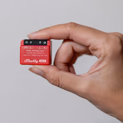 Shelly 1PM Mini Gen3 commutateur électrique Commutateur intelligent 1P Rouge
