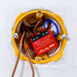 Shelly 1PM Mini Gen3 commutateur électrique Commutateur intelligent 1P Rouge