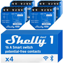 Shelly 1 Gen3 Commutateur intelligent Bleu