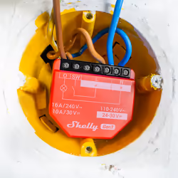 Shelly 1PM Gen3 Commutateur intelligent Rouge