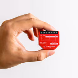 Shelly 1PM Gen3 Commutateur intelligent Rouge