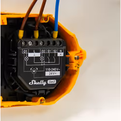 Shelly 2PM Gen3 Commutateur intelligent Noir
