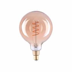 Shelly Vintage G125, Ampoule intelligente, Wi-Fi, Châtain clair, LED, E27, Blanc chaud