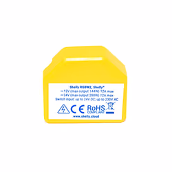 Shelly RGBW2 Sans fil Bleu, Jaune
