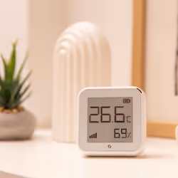 Shelly Plus H&T Intérieure Capteur d'humidité et de température Autonome Avec fil &sans fil