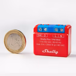 Shelly PLUS 1PM Mini groupe électrogène Rouge