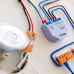 Shelly Plus 0-10V Intégré Variateur Bleu, Gris - Vue supplémentaire 6