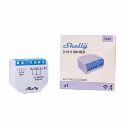 Shelly Plus 0-10V Intégré Variateur Bleu, Gris - Vue supplémentaire 9