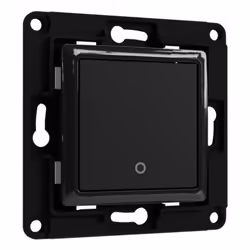 Shelly Wall Switch 1, Boutons, Noir, 70 mm, 12 mm, 80 mm, -20 - 70 °C