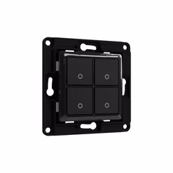Shelly Switch 4, Boutons, Noir, Plastique, 70 mm, 12 mm, 70 mm