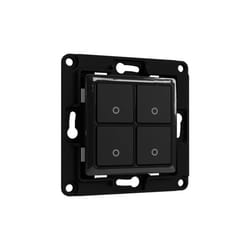 Shelly Switch 4 interrupteur d'éclairage Plastique Noir