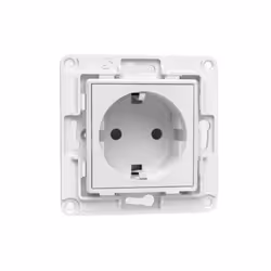Shelly Wall Socket EU, Type E, Blanc, 1 pièce(s), 70 mm, 40 mm, 70 mm