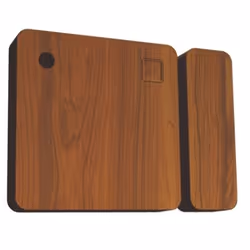 Shelly BLU Door/Window, Sans fil, Bluetooth, Marron, Bois, 2400 - 2483.5 MHz, 4 dBmW, Porte/Fenêtre