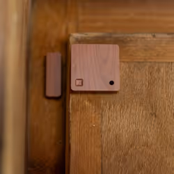 Shelly BLU Door/Window capteur de porte/fenêtre Sans fil Porte/Fenêtre Marron, Bois