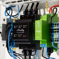 Shelly LAN Switch commutateur électrique Commutateur intelligent Noir - Vue supplémentaire 4
