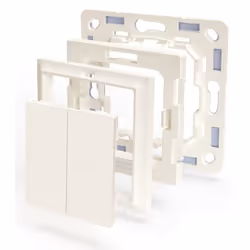 Shelly BLU Wall Switch 4, Boutons, Ivoire, Plastique, Bluetooth Low Energy (BLE), 2400 - 2483.5 MHz, 10 m