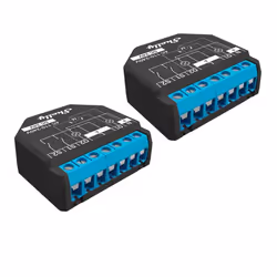 Shelly Plus 2PM, Commutateur intelligent, 2P, Sans fil, Plastique, Mat, 10 dBmW
