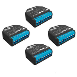 Shelly Plus 2PM Commutateur intelligent 2P Noir, Bleu