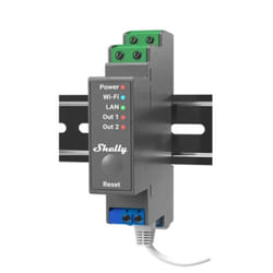 Shelly Pro2 groupe électrogène Noir, Bleu, Vert
