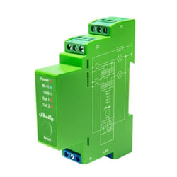 Shelly Pro Dimmer 2PM Intégré Variateur Bleu, Vert, Gris