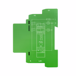 Shelly Pro Dimmer 2PM Intégré Variateur Bleu, Vert, Gris