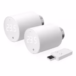 Shelly BLU TRV, Blanc, Rotatif, -20 - 60 °C, M30 x 1.5mm, 2412 - 2472 MHz, 30 m