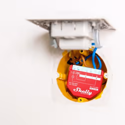 Shelly Qubino Wawe 1PM commutateur électrique Commutateur intelligent Rouge