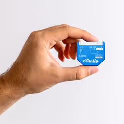 Shelly Qubino Wave 1 commutateur électrique Commutateur intelligent Bleu