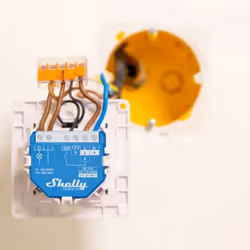 Shelly Qubino Wave 1 commutateur électrique Commutateur intelligent Bleu - Vue supplémentaire 4