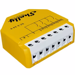 Shelly Qubino Wave i4 DC, Commutateur intelligent, Sans fil, Plastique, Mat, 25 dBmW, 868,4 MHz