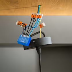 Shelly Qubino Wave 1 Mini Commutateur intelligent Bleu - Vue supplémentaire 4