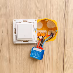 Shelly Qubino Wave 1 Mini Commutateur intelligent Bleu - Vue supplémentaire 5