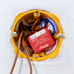 Shelly Qubino Wave 1PM Mini Commutateur intelligent Rouge