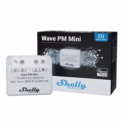 Shelly Qubino Wave PM Mini Commutateur intelligent Gris - Vue supplémentaire 5